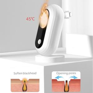 Small Vacuum Blackhead Remover with 4pcs Suction Heads Rechargeable Heating Cleaning Vacuum Blackheads Remover for Face Nose - Product Image 2