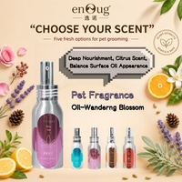 Huile pour pelage d'animaux Enoug, parfum Iris & Freesia, huile essentielle pour le toilettage des chiens et des chats