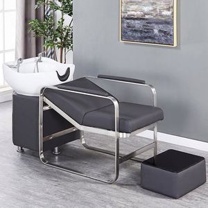 Gran oferta, cómodo, reclinable, relajante, nutritivo, rosa, champú para peluquería, cama, cabeza de pelo, lavado, Spa, silla, mesa de cama - Product Image 4