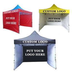 Carpa Plegable 3x3m de Venta Directa de Fábrica, Gazebo con Impresión Personalizada y Logotipo - Product Image 1