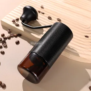 Highwin có thể điều chỉnh CNC thép hình nón Burr Nhôm Cơ thể hướng dẫn sử dụng máy xay cà phê
