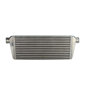 <span class=keywords><strong>Intercooler</strong></span> frontal universel en aluminium 550x230x64mm avec entrée/sortie de <span class=keywords><strong>57mm</strong></span> (2,25 pouces) - Product Image 1
