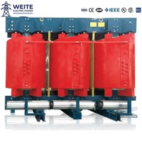 Transformateur sec SCB 10kV 11kV 1000KVA Triphasé en résine époxy coulée, entièrement en aluminium, isolation F/H, 50 60Hz pour système de distribution