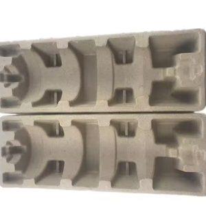 Imprensa Seca Papel Moldado Remetente De Vinho com Inserção De Bandeja De Polpa Elegante Garrafa De Vinho Embalagem Bandeja Interna Único Vinho Embalagem Caixas - Product Image 3