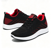 Chaussures de sport imperméables pour hommes, respirantes, en mesh, à lacets, légères, confortables, décontractées, pour la course à pied
