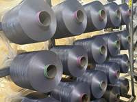 Fil de polyester recyclé DTY 75D/144F, fil semi-terne, fil filamenté pour vêtements