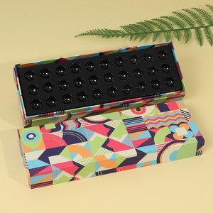 Cajas de impresión de nuevo diseño para bombones chocolates galletas dulces 300 GSM caja de papel embalaje caja de regalo de <span class=keywords><strong>Chocolate</strong></span> caja de papel - Product Image 2