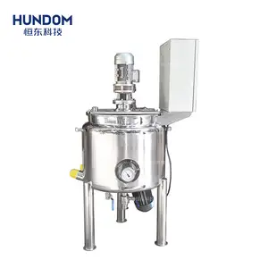 Máquina mezcladora con camisa de calefacción eléctrica de acero inoxidable Línea de producción de perfumes Mezclador Equipo de filtro de perfume