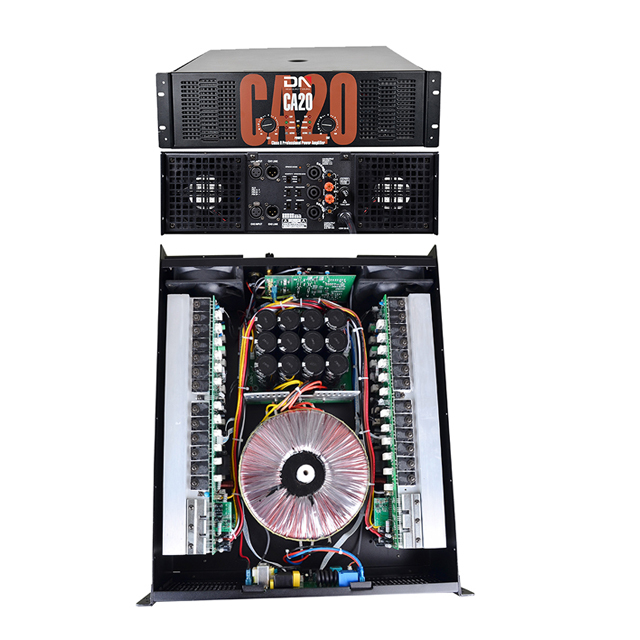 CA+20 3U Class H 2 Two Channel 1450w 2000w 2500w 2800w 2900w 3000w Audio Circuit Ca20 Power Amplifier Price Professional
