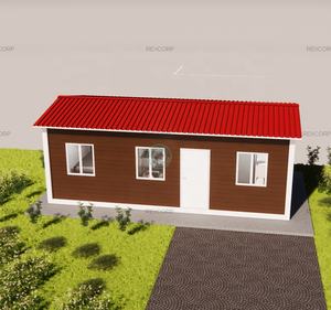 <span class=keywords><strong>Maison</strong></span> économique pour nettoyer une place <span class=keywords><strong>en</strong></span> Ukraine, conteneur avec Double toit, 2 lits et 1 bain, abri à prix bas - Product Image 3