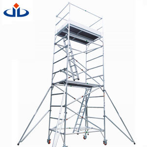 Tour d'échafaudage en aluminium de 6 m de hauteur, fabriquée selon la norme EN1004 - Product Image 1