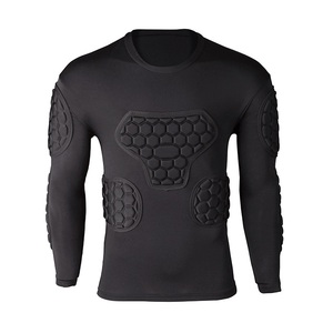 <span class=keywords><strong>Maglia</strong></span> da <span class=keywords><strong>Portiere</strong></span> Imbottita Nera a Maniche Lunghe per Uomo, Set di Maglie Sportive da <span class=keywords><strong>Portiere</strong></span> - Product Image 2