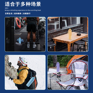 Bouteille d'eau pliable en silicone 600 ml, portable et pliable pour les voyages en plein air - Product Image 4