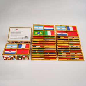 Collezione di <span class=keywords><strong>Bandiere</strong></span> Nazionali Personalizzabili della Coppa <span class=keywords><strong>del</strong></span> Mondo di Calcio, 22 Pezzi in PET Resistente, Souvenir CS - Product Image 5