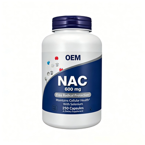 <span class=keywords><strong>NAC</strong></span> 600 มก. เอ็น-อะซีทิลซิสเทอีน ผสมซีลีเนียม |   แคปซูลมังสวิรัติ 250 แคปซูล |   ผลิตภัณฑ์เสริมอาหารปลอดจีเอ็มโอ ปราศจากกลูเตน รับผลิตแบบ OEM ตามความต้องการ - Product Image 6