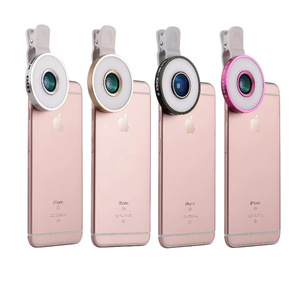 Mobile Phone Fill Light Mini Beauty Ring Light Universal Clip On For iPhone Camera Flash Lights - Product Image 1