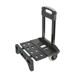 Tianyu Wholesale New Style Portable 2 Wheels Anti-rust Shopping Hand Trolley Compact Luggage Cart