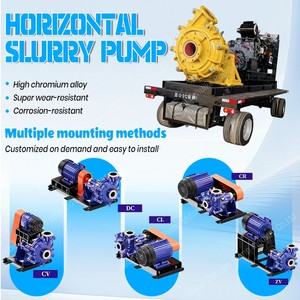 Bomba de Lodos Horizontal de Alta Resistencia, con Extremo Húmedo de Aleación de Cromo, Resistente a la Abrasión, Motor Eléctrico, para Uso Industrial y Minero, con Certificación CE e ISO - Product Image 3