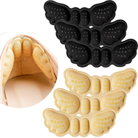 Offre Spéciale – Coussinets de talon respirants en mousse en forme d'ailes d'ange pour femmes, ajustables et auto-adhésifs, pour soulager les pieds et les talons hauts – Lot de 6