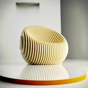 Fauteuil de salon modulaire en forme de tranche de caoutchouc, moderne et luxueux, pour appartement, villa, salle à manger, salon, mobilier de maison, hôtel - Product Image 1