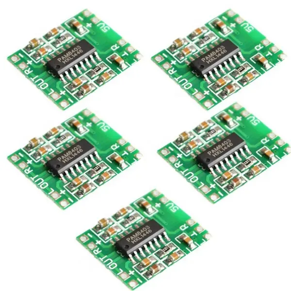 3ワット + 3ワットPAM8403 Mini Digital Power Amplifier Module Plate Board Class D Audio USB DC 5V 2 × 3WサポートUSB電源