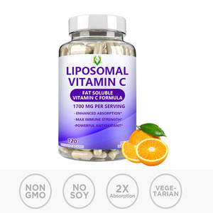 แคปซูลวิตามินซี120หมากฝรั่งเพื่อสุขภาพหัวใจและจิตใจสูตรวิตามินซีที่ละลายในไขมัน - Product Image 3