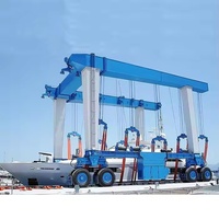 200t Mobiler kleiner Yacht-Bootslift, 300 Tonnen mobiler Bootsheber für Reisen