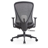 Chaise de bureau ergonomique moderne, simple, de haute qualité, confortable, pivotante, avec dossier en maille, pour ordinateur, ensemble bureau et chaise