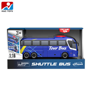 Autobús de Juguete Ligero para Niños, Modelo de Simulación Unisex con Fricción, Hecho de Plástico ABS Resistente, para Edades de 8 a <span class=keywords><strong>13</strong></span> Años - Product Image 3