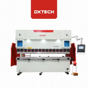 Dxtech 100T/3200mm 6mm stainless steel sheet hydraulic bending machine CNC press brake