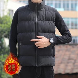 เสื้อกั๊กบุนวมอบอุ่นสำหรับผู้ชายใส่กลางแจ้งฤดูหนาว - Product Image 5