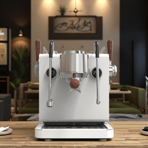 Máquina de <span class=keywords><strong>Espresso</strong></span> Eléctrica Semiautomática Multifuncional de Acero Inoxidable de Primera Calidad a <span class=keywords><strong>Precio</strong></span> Competitivo para el Hogar y Hoteles - Product Image 1