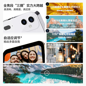 กล้องดิจิตอล D6 กล้องสามตัว CCD ความละเอียด 64MP หน้าจอสัมผัส กล้องคอมแพคสำหรับเด็ก ใช้สำหรับการเดินทาง - Product Image 5