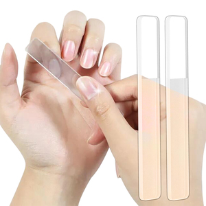 Polisseuse, logo personnalisé imprimé cristal, durable, meilleur design, privée, lime à <span class=keywords><strong>ongles</strong></span> en verre nano, 6 pièces, vente en gros - Product Image 3