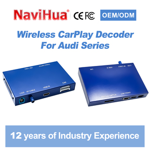 NaviHua อุปกรณ์เชื่อมต่อไร้สาย CarPlay Android Auto สำหรับรถยนต์ Audi รุ่นใหม่ รองรับหน้าจอ OEM  โมดูลแปลงระบบ CarPlay Android Auto สำหรับรถยนต์ Audi - Product Image 1