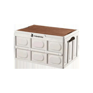 Caja de Almacenamiento Plegable Yibashou 30L/50L con Tapa, Apilable, Organizador para Coche y Camping al Aire Libre - Product Image 2