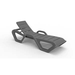Lettino prendisole monoblocco, lettino prendisole da esterno Mole - Product Image 3