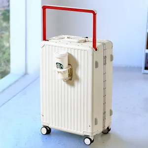 Koffer Gepäck Gepäck breite Zugstange ultraleichte universelle Reisekoffer mit rad männlich multifunktional 28 Zoll Passwort 100% pc