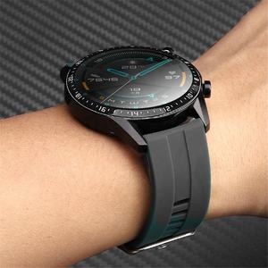 <span class=keywords><strong>Bracelet</strong></span> en Silicone pour Huawei Watch 3 GT 2/2e/pro pour Samsung Galaxy Active 2 <span class=keywords><strong>Gear</strong></span> <span class=keywords><strong>S2</strong></span> S3 20mm 22mm <span class=keywords><strong>Bracelet</strong></span> en Caoutchouc <span class=keywords><strong>Bracelet</strong></span> - Product Image 6