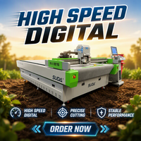 La machine de découpe numérique à grande vitesse SUDA SD RVV est équipée d'un système de contrôle leyu et d'un servomoteur leadshine.