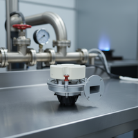 Ventilateur radial EC électrique PWM haute pression pour brûleur Venturi à gaz pré-mélangé