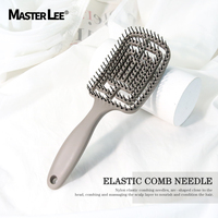Nouvellement produire massage brosse à cheveux doux mat nylon dents pagaie évent cuir chevelu cheveux massage brosse à cheveux