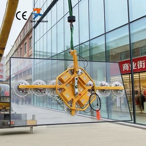 Elevador de Vidrio con Ventosa a Batería, con Cuatro Almohadillas para Montaje de Vidrio en Interiores, Diseño Portátil de 400 kg - Product Image 2