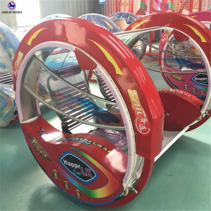 Amusement rides rotating car 360 degree balance car recreation for couple friends games or children