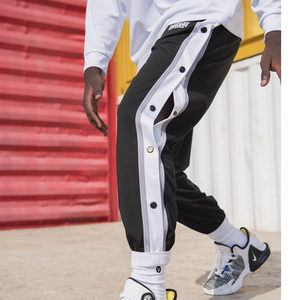 <span class=keywords><strong>Pantaloni</strong></span> Sportivi da Uomo con Logo Personalizzato, <span class=keywords><strong>Bottoni</strong></span> per Facile Rimozione, Vita Elastica per Sport, Fitness e Allenamento - Product Image 3