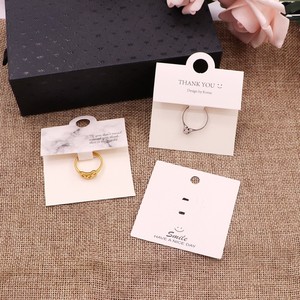 Tarjetas de Agradecimiento de Diseño Personalizado con Bajo MOQ, Tarjetas de Lujo con Impresión en Lámina Dorada para Joyería, Pendientes, Collares y Pulseras - Product Image 2