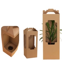 Boîtes d'expédition pour plantes en carton ondulé biodégradable, solutions d'emballage personnalisées pour plantes, boîtes de transport écologiques pour plantes