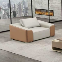 Ensemble de canapé et table basse de bureau moderne pour appartement et bureau, combinaison en cuir, mobilier commercial