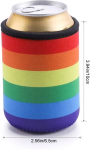 Premium Eco-Friendly Neoprene Beer Coolers 5mm Thick Can Sleeves with Stitched Closing Bottom Drink Can Coolers - Product Image 2