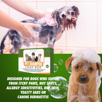 Barre de savon à shampooing pour animaux de compagnie OEM Chiens Chats Herbal Healing Peau sèche Soulagement des démangeaisons Contrôle des odeurs Savon doux et facile à utiliser Barre de savon pour animaux de compagnie